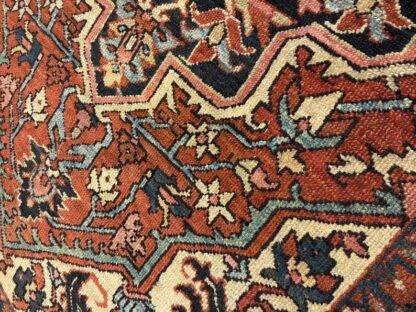 Persian Karaja Rug – Handwoven Wool Rug | Geometric Medallion Design | Traditional Persian Home Decor 3.5x5.5 - Image 7