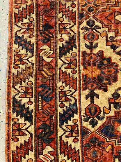 Oriental Rug Distressed Tribal Hand-Knotted Rug - Authentic Bohemian Decor 3.10x4.9 - Image 7