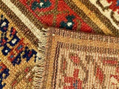 Vintage Distressed Antique Kurdish Handwoven Rug - Circa 1920s 2.10x5.10 - Image 2