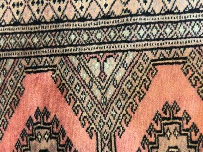 Vintage Fine Bukhara Wool Runner – 2.7x6.10 ft | Hand-Knotted Geometric Rug | Timeless Hallway & Entryway Elegance - Image 2