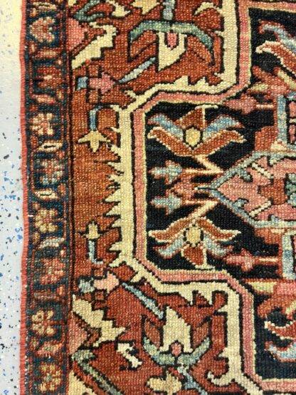 Persian Karaja Rug – Handwoven Wool Rug | Geometric Medallion Design | Traditional Persian Home Decor 3.5x5.5 - Image 8