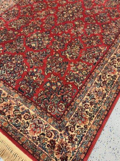 Original Collection Karastan Red Rug – 5.5x9 | Persian-Inspired Wool Rug | Timeless Elegance for Any Space - Image 8