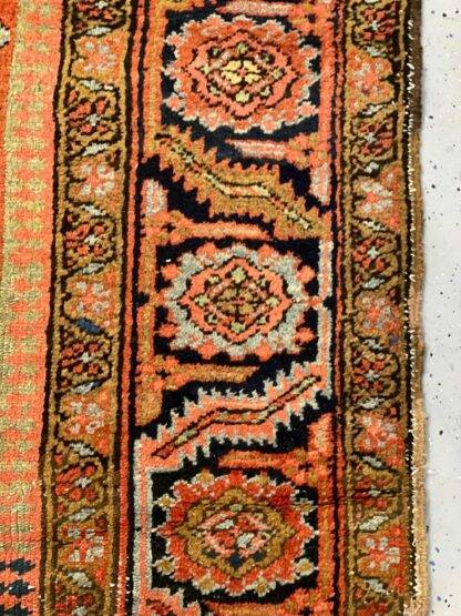 Vintage Serapi Heriz Rug | Distressed Antique Persian Carpet | 1920s Handwoven Wool | 9.7x11.9 ft | Large Oriental Area Rug - Image 6