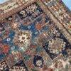 Small Distress Caucasian Kazak Rug, 2.6x2.9 ft Wool Area Rug - Image 5
