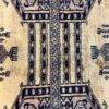 Elegant Vintage Bukhara Wool Rug 3.2x5.6 | Hand-Knotted & Soft Texture - Image 3