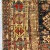 Small Distress Caucasian Kazak Rug, 2.6x2.9 ft Wool Area Rug