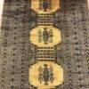 Elegant Vintage Bukhara Wool Rug 3.2x5.6 | Hand-Knotted & Soft Texture - Image 5
