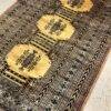 Elegant Vintage Bukhara Wool Rug 3.2x5.6 | Hand-Knotted & Soft Texture - Image 9